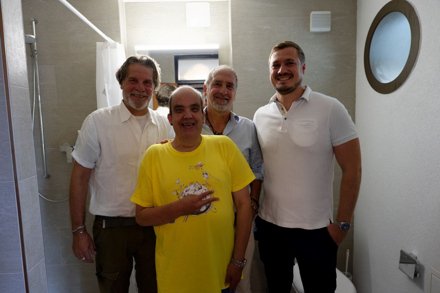 Mitarbeiter Jäggi + Hafter AG Badsanierung Stiftung Altried