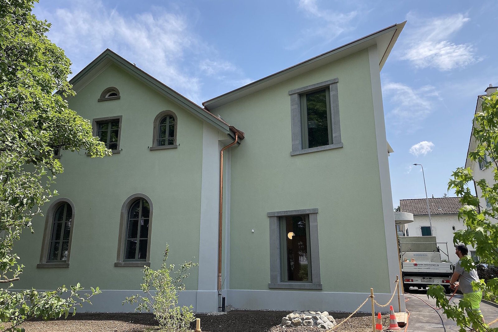 Aussenansicht Musikschulhaus Kilchbergstrasse