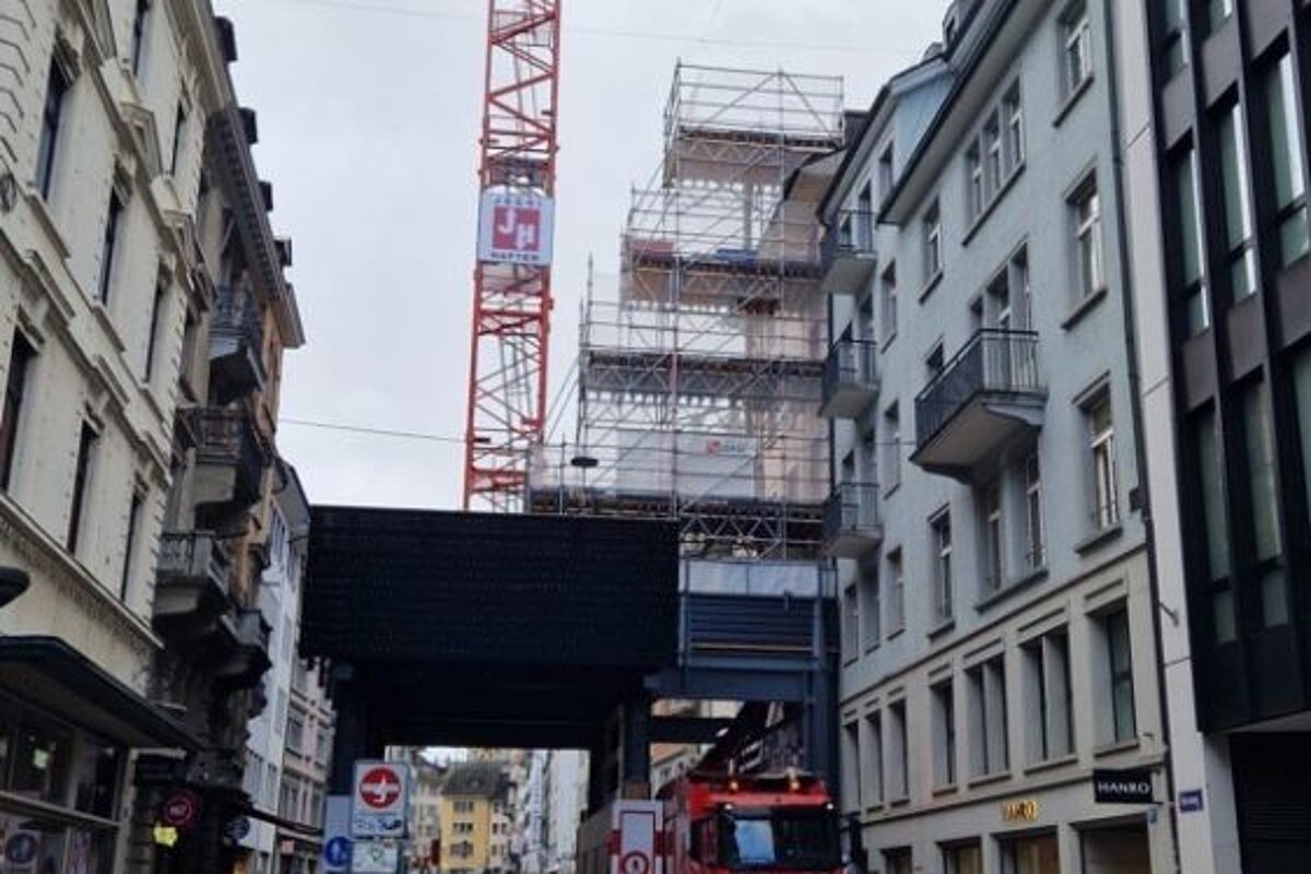 Umbau im Herzen von Zürich