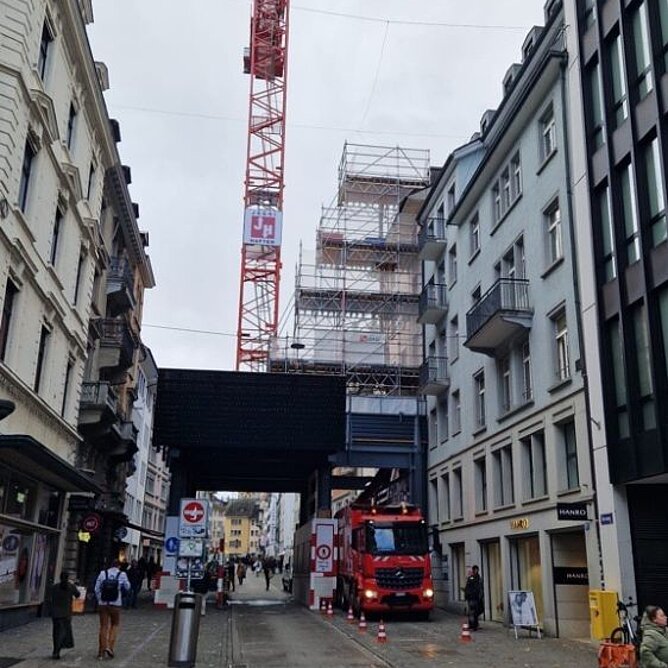 Umbau im Herzen von Zürich